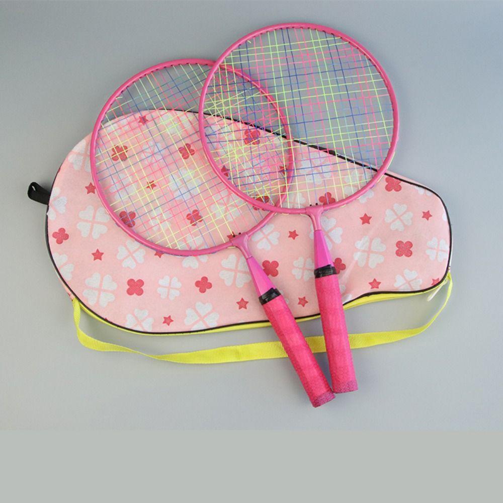 Shock Absorbing Children Badminton Racquets Portable Sports Game Toys  Sport Accessories