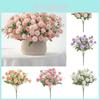 Elegant Artificial Hydrangea Bouquet With High Realistic Appearance For Home Decor