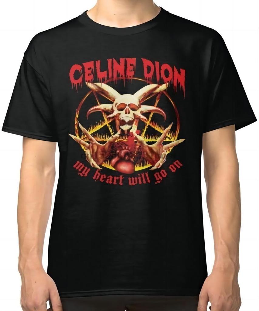 Celine Dion My Heart Will Go On Skull T-Shirt
