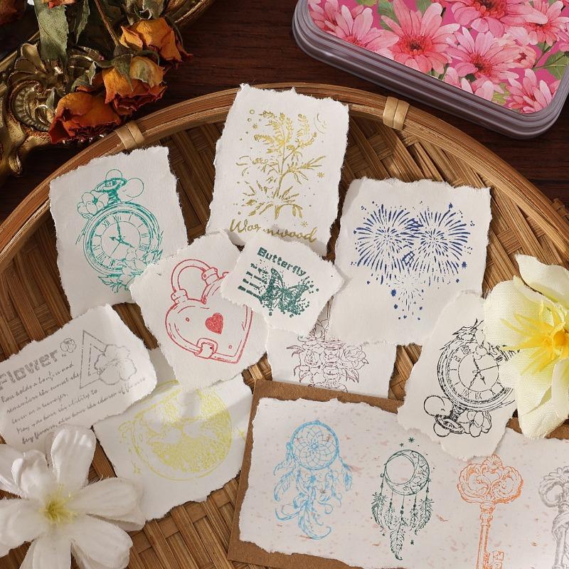 Eco-cotton Neutral Ink Ink Pad Quick-drying Waterproof Rich Color for DIY Handbook Office Contract Agreement Sealing