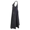 MIUMIU [Domestically Licensed/2010 Model] MF4790 Silk Tech Front Zip Sleeveless Top dress 38 blackUsed