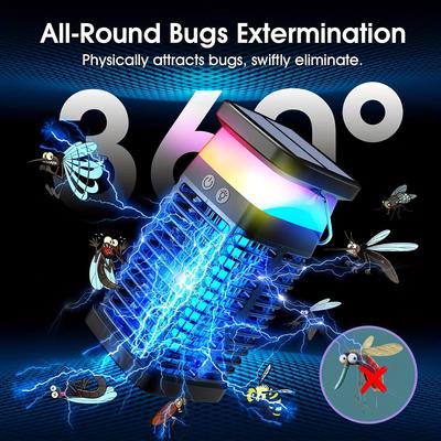 Buiten UV insectendoder met meerdere helderheidsniveaus, energiebesparend en milieuvriendelijk, tuinbalkon, binnengebruik