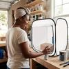 Portable Foldable Spray Paint Tent  Airbrush Booth with Breathable Mesh Window for Model Auto Parts DIY Painting