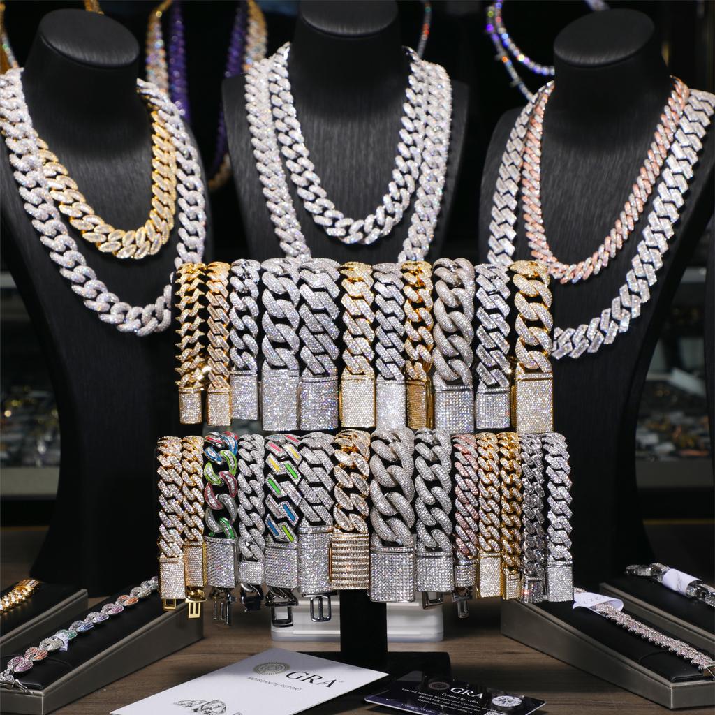 Xs Hop Jewelry Fashion Style 51mm Luxury and Heavy Necklace Super Big Cuban Necklace Big Ass Cuban Link Chain Miami Cuban Link