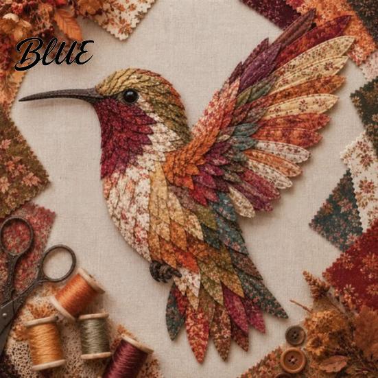 Needlework Kit for Sewing Relaxing Kit DIY Bird Patchwork Beginners 3D Hummingbird Owl Afternoon Creative