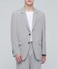 Lightweight Relaxed Basic Blazer [Light Grey]