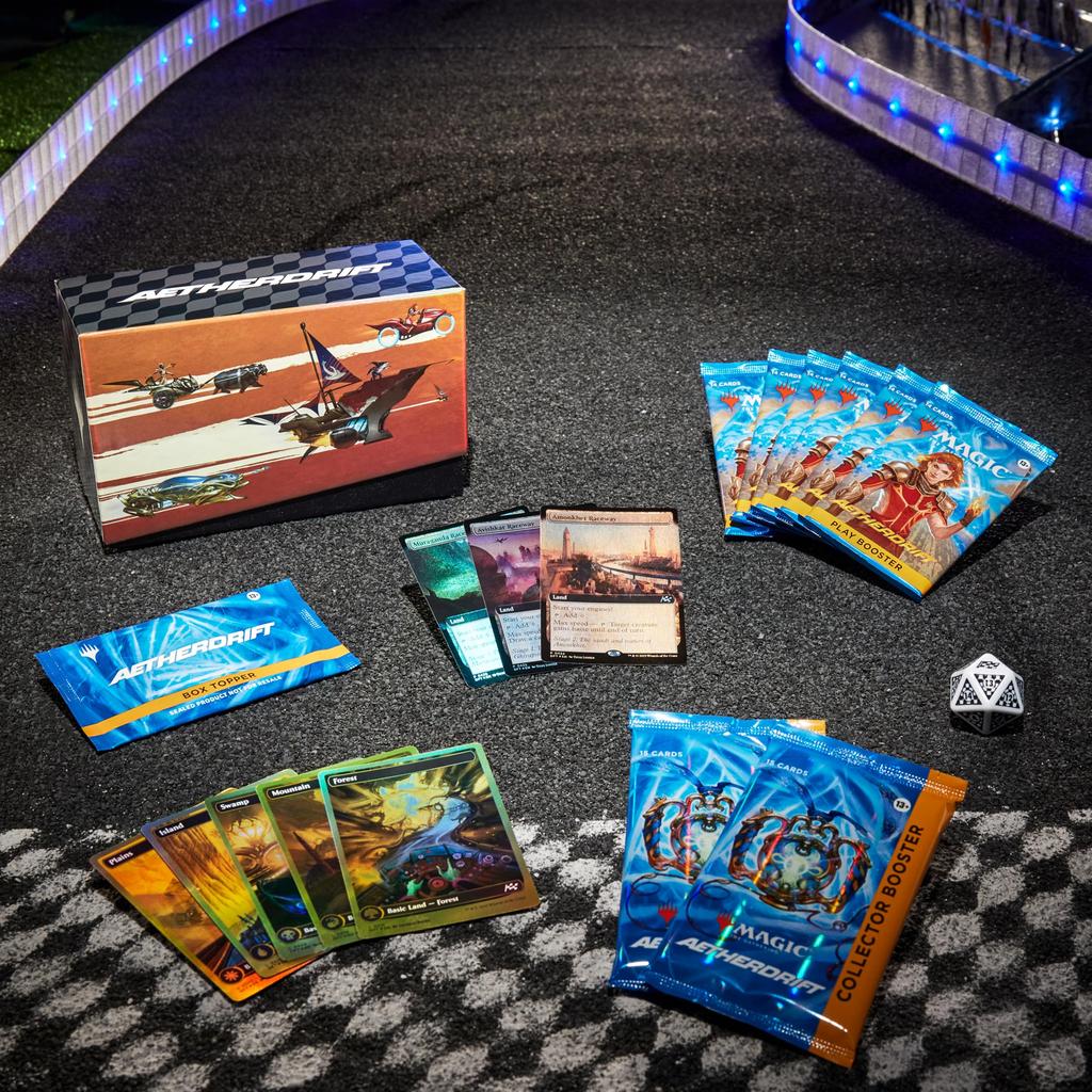 The Gathering Aetherdrift Finish Line Bundle EN MTG Trading Card Wizards of the Coast DFT D41350000 Magic