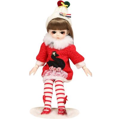Panenka IL Doris Vánoční edice Aloha panenka s kuličkovým kloubem, smíšené barvy, 30 cm