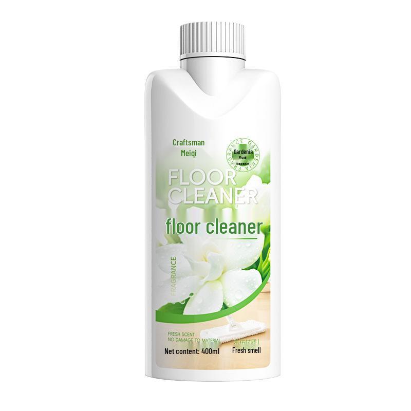 Jiangmei Qi Gardenia Scented Floor Cleaner - Stain Removal, Long-Lasting Fragrance, Brightening for Marble, Wood, and Tile.