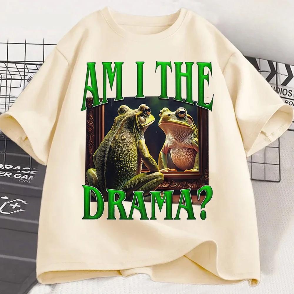 Soy el dramaLadiesfashionable summer round neck Tshirt short sleeve
