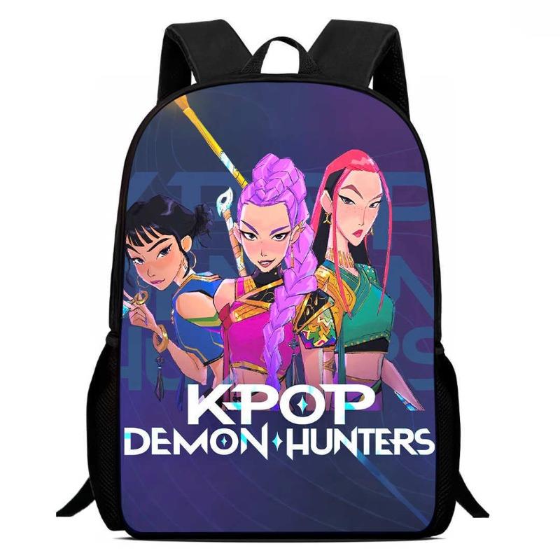 Neue Kpop Hexenjägerin Mädchengruppe Schultasche High-Definition-Druck Lässiger grenzüberschreitender leichter Rucksack