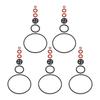 For Honda Carburetor Gasket O Rings Set of 5 for Seamless Installation