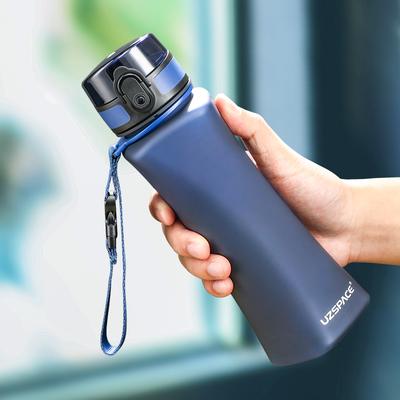 UZSPACE-botellas de agua deportivas sin BPA, coctelera creativa esmerilada portátil, botella de bebida para parejas y niños, taza de viaje al aire libre de 350ml
