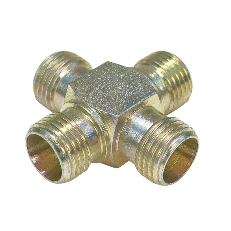 Connector - hydraulic connector - four-way M16x1.5 10L