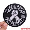Hats Jeans Embridered DIY Letter Slogan Embroidery Sew Patch Iron On Patches For Clothing Thermoadhesive Patches Jackets DIY