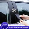 2 Stück Auto-Mittelpfosten-Aufkleber Auto B-Säulen Schutzfolie für Suzuki Swift Vitara Baleno Jimny Samurai SX4 Ignis Alto Splash