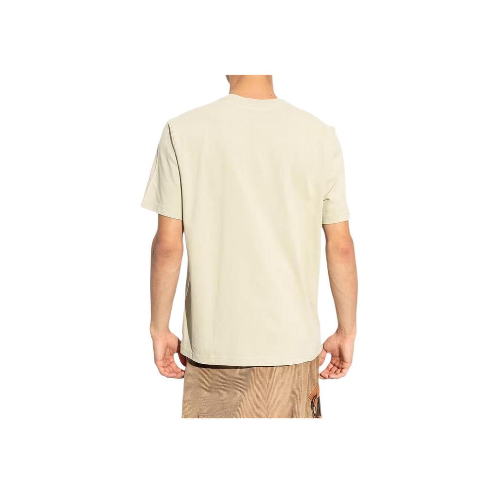 Maison Kitsune Logo Pullover Crew Neck Short Sleeve T-Shirt Men T-Shirts Light-Green MM00127KJ0118-P129