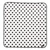 Swaddle Blanket Name Baby Baby Shower Terry Polka Dot Large Includes Sticker Girl, Newborn, Gift, 100% Cotton, Cloth, (White)