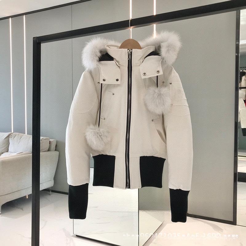 High version goose scissors down jacket