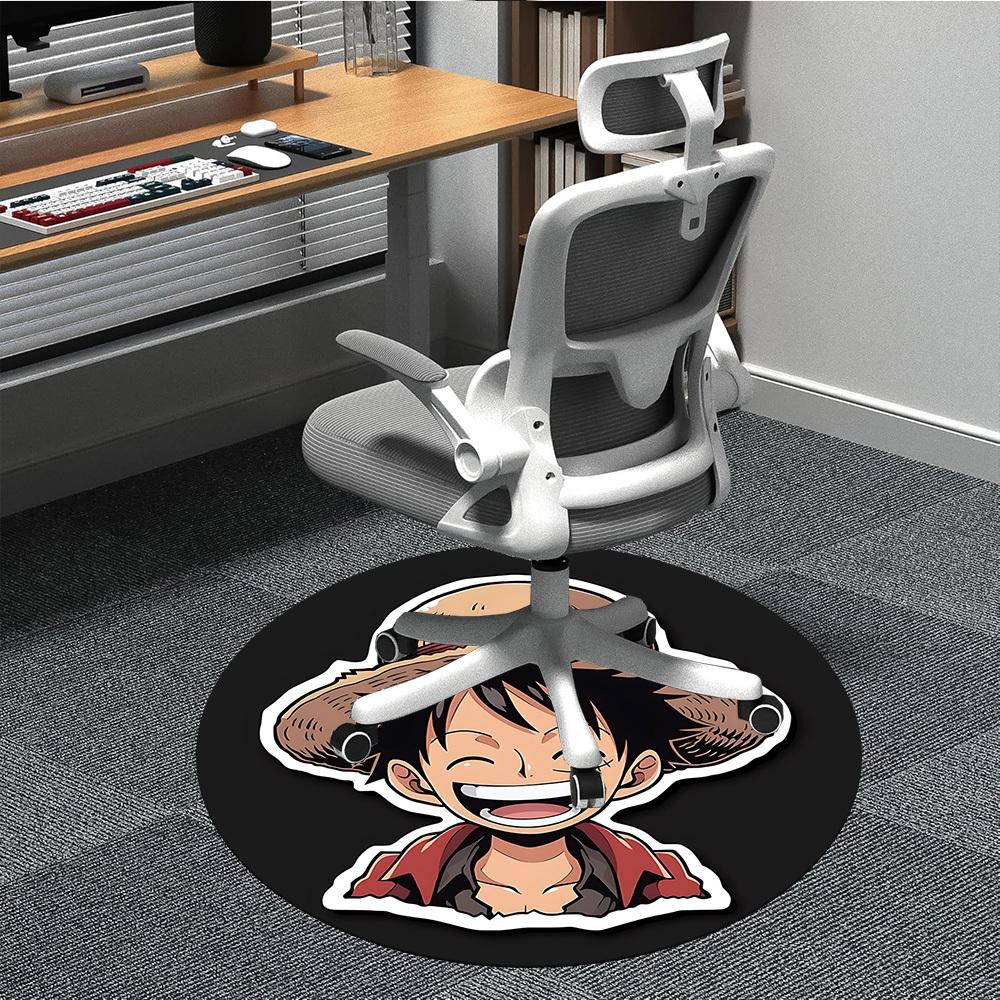 StrawHat Office Round Area Rug,  Under Office Chairs Bedroom Living Room Home Decor A0908173