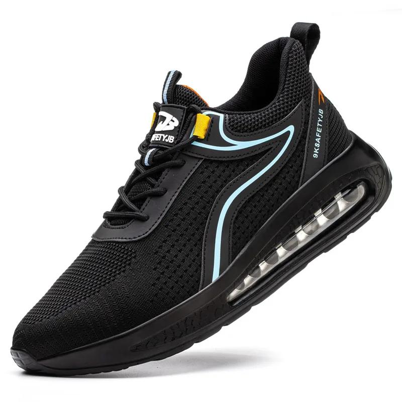 

Новейший дизайн, мужская рабочая защитная обувь на воздушной подушке, противоударные удобные дышащие защитные строительные ботинки 39