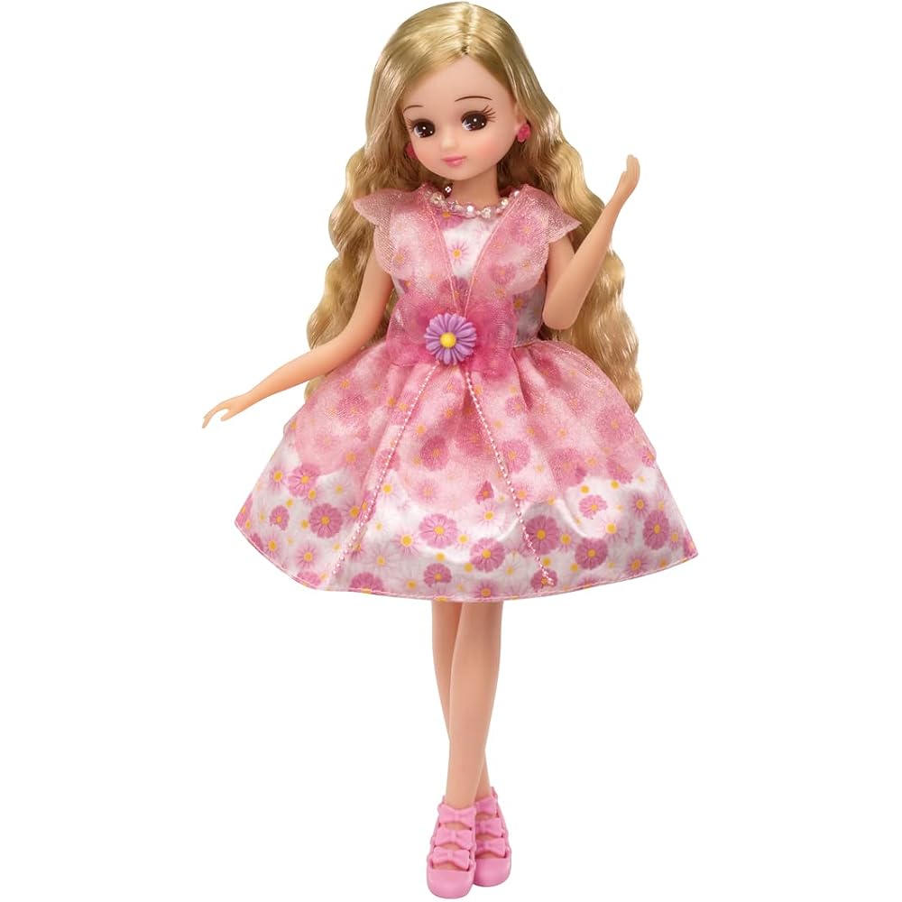 TAKARA TOMY (TAKARA TOMY) “Licca-chan Dress LW-01 Sweet Bouquet” Dress-Up Doll Playhouse Toy 3 Ye...