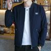 New Spring and Autumn Large Size Men's Casual Jacket Stand-Up Collar Business Dad Wear Fattened and Large Casual Jacket