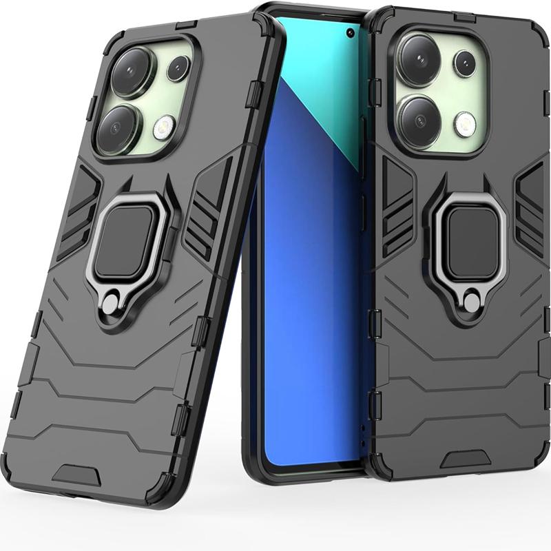 [360° otočný stojan] [Ochrana proti pádu na vojenské úrovni] Kryt Magnetický držák na telefon pouzdro do auta pro Xiaomi Redmi 13c Note 13 4G/5G 13 Pro+ 4G 5G