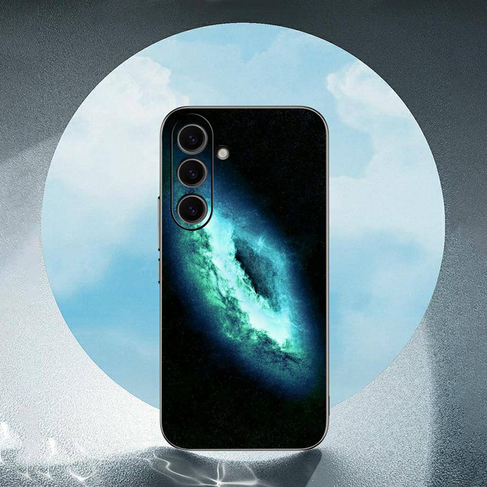 Colorful Space For Samsung Galaxy S23 S24 S25 Ultra S22 Plus S21 Black Soft Case Waterproof Soft Case