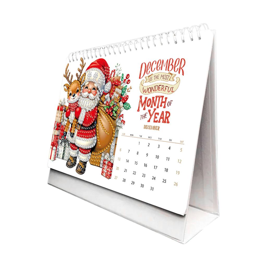 Kalendarz, DIY Ręcznie Robiony Rysunek Diamentowy Kreatywny Kalendarz, Prosty i Łatwy w Użyciu