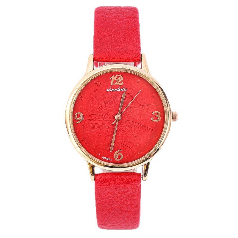 Digital Butterfly Ladies Watch Fashion Belt Quartz Watch Women'S Simple Temperament Versatile Student Watch