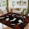 The Cure Design Crystal Velvet Rug Soft Decorative Mat for Bedroom Entrance