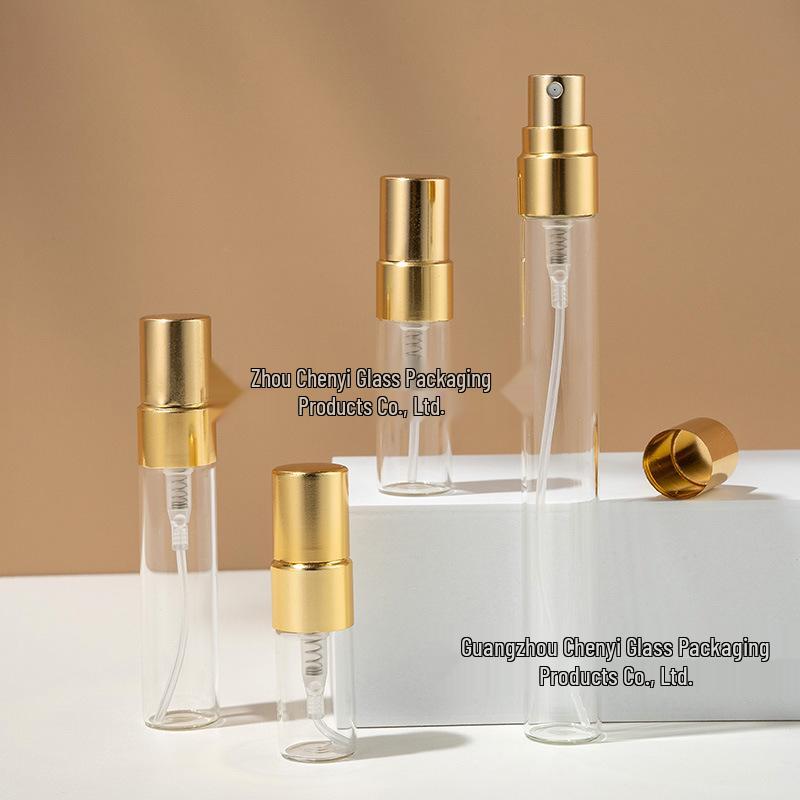 Portable Glass Spray Bottles: 2ml, 3ml, 5ml, 10ml Perfume Sample Mist Decanters