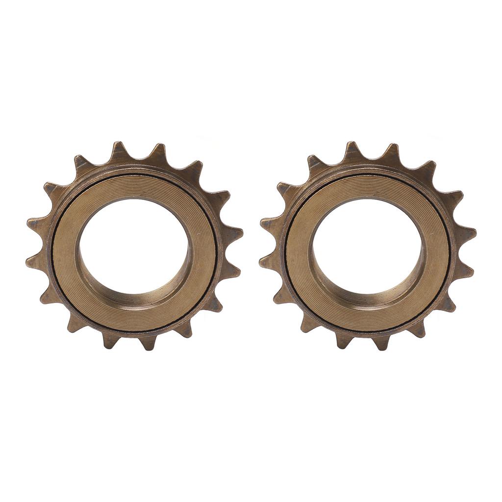 2PCS Bike Single Speed Freewheel Steel 16T Bike Flywheel Sprocket for Electric Bike Folding Bike