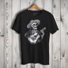 Guitar Player Skull Music Lover Short Sleeve T-Shirt and kids tshirt