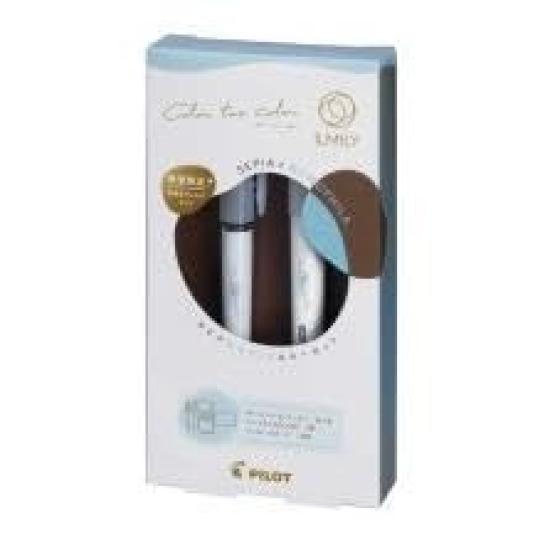 PILOT ILMILY Handwritten Arrangement Set Ballpoint Pen Marker P447252 Color Set Color-to-Color & (Sepia & Nemophila)