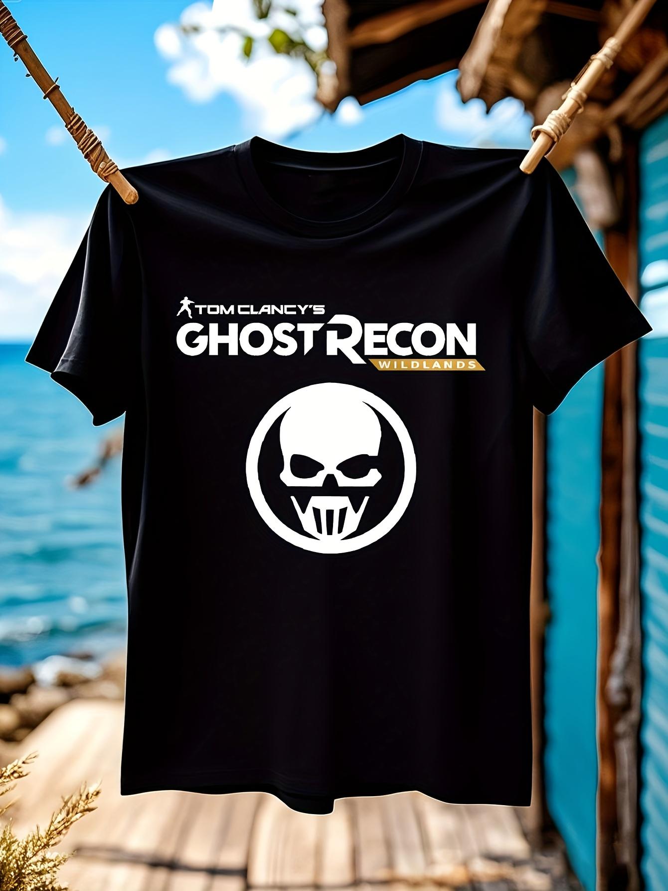 SF Recon Wildlands Gaming Tshirt - Tactical Skull Gas Mas... M