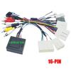 16PIN Power Cable Adapter W/ Canbus Box For Nissan X-Trail Tiida Qashqai Stereo