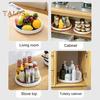 Storage Rack Rotatable Storing Round Convenient Kitchen Seasoning Organizer Turntable Household Supplies