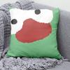 Green Ins Style Fresh Pattern Decorative Pillowcase Living Room Bedroom Square Cushion Pillowcase