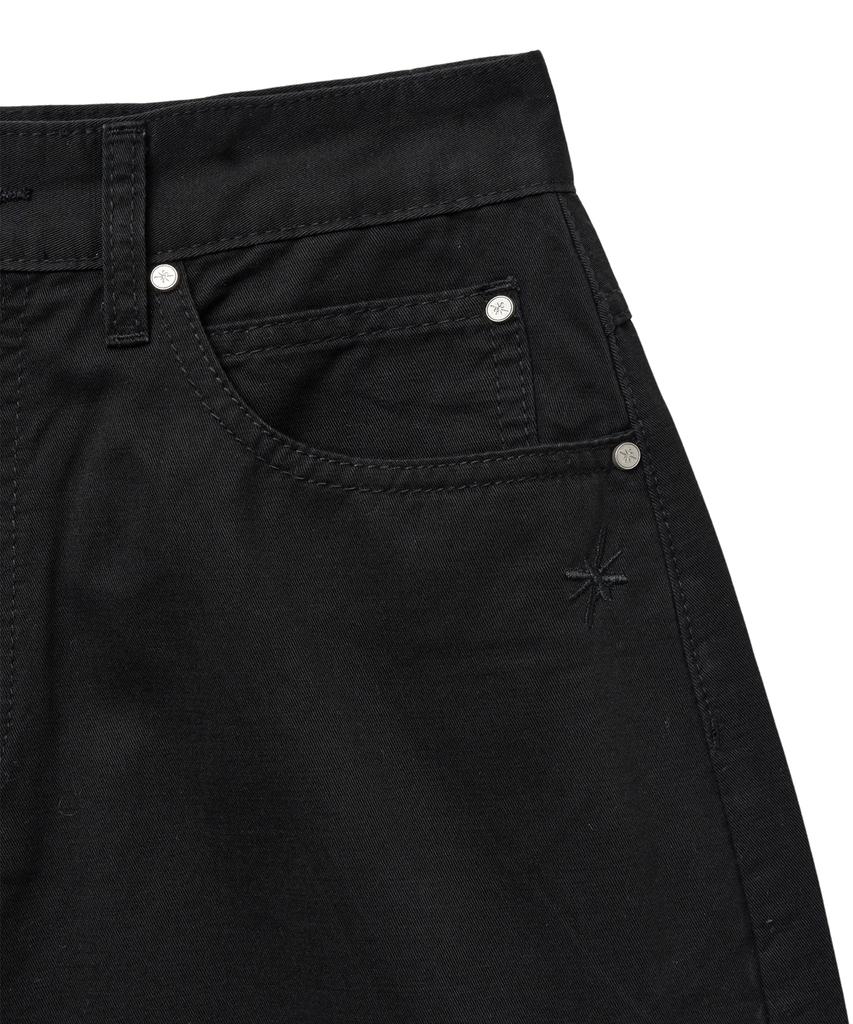 Lougeu Eyelet Pocket Balloon Fit Pants_Black