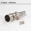 Exhaust Connector Pipe for YZF-R3 MT03 Motorcycle