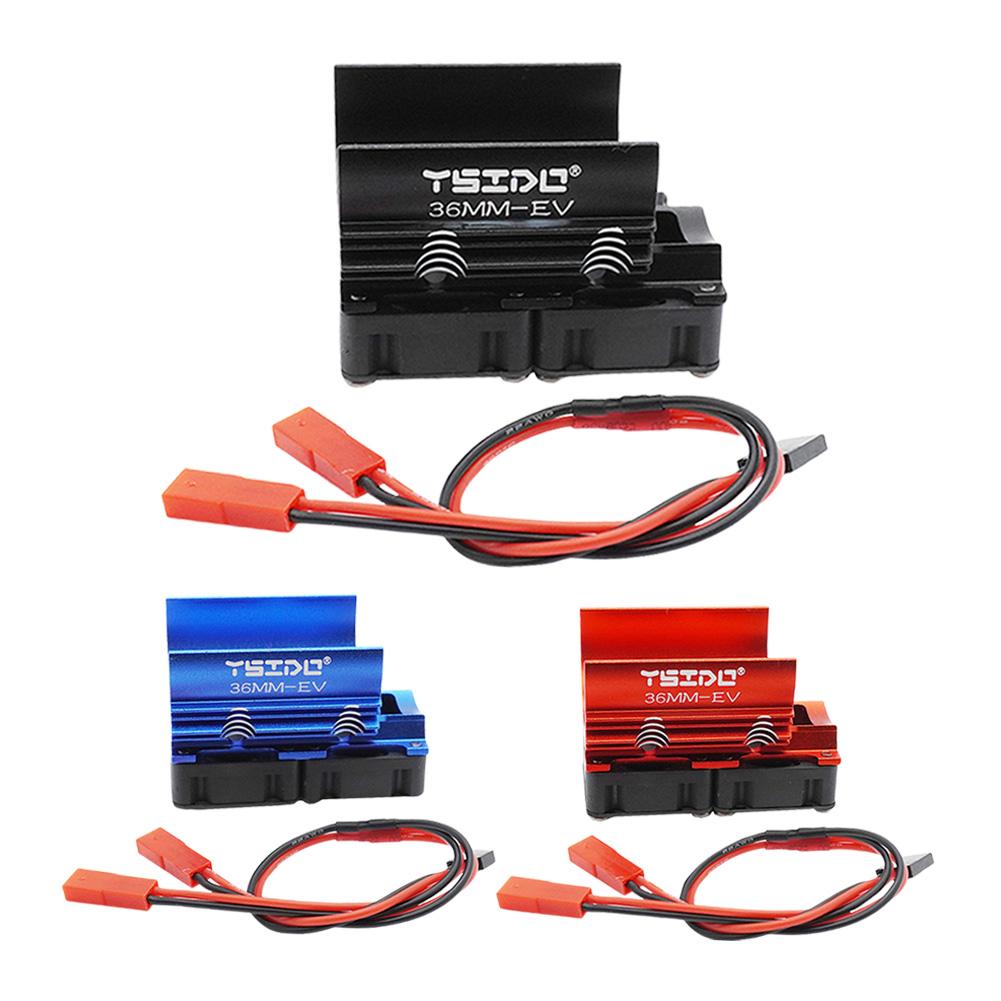 

36MM-EV 3665 3670 3674 3680 Радіатор охолодження вентилятора двигуна RC для HPI HSP Traxxas Axial Redcat 1/10 1/7 1/8 автомобіля RC Red