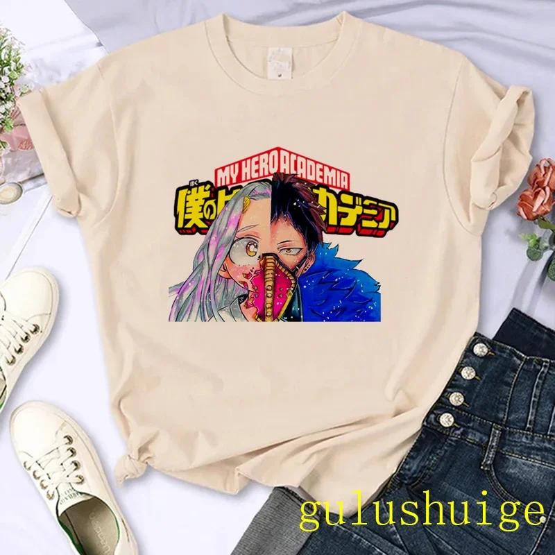 Japanese Anime My Hero Academia T Shirt Women Boku No Hero Academia Manga T-shirt Bakugou Himiko Toga Graphic Tees Tshirt