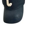 CELINE 2AUY8969P C Logo Initial Baseball cotton cap black cotton Used