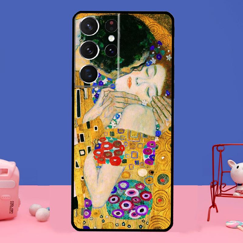 Gustav Klimt Phone Case For Samsung Galaxy S22 Ultra S8 S9 S10 Plus Note 20 Ultra S20 FE S21 Ultra