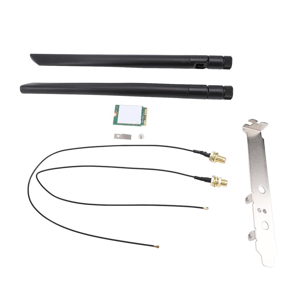 AX201NGW WiFi Card M.2 Interface 2.4Ghz 5Ghz 3000Mbps WiFi 6 Wireless Card for Win10 11 External