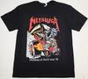 METALLICA T-shirt Monsters of Rock Tour '85 Heavy Metal Tee Men's Black New Unisex T-Shirt