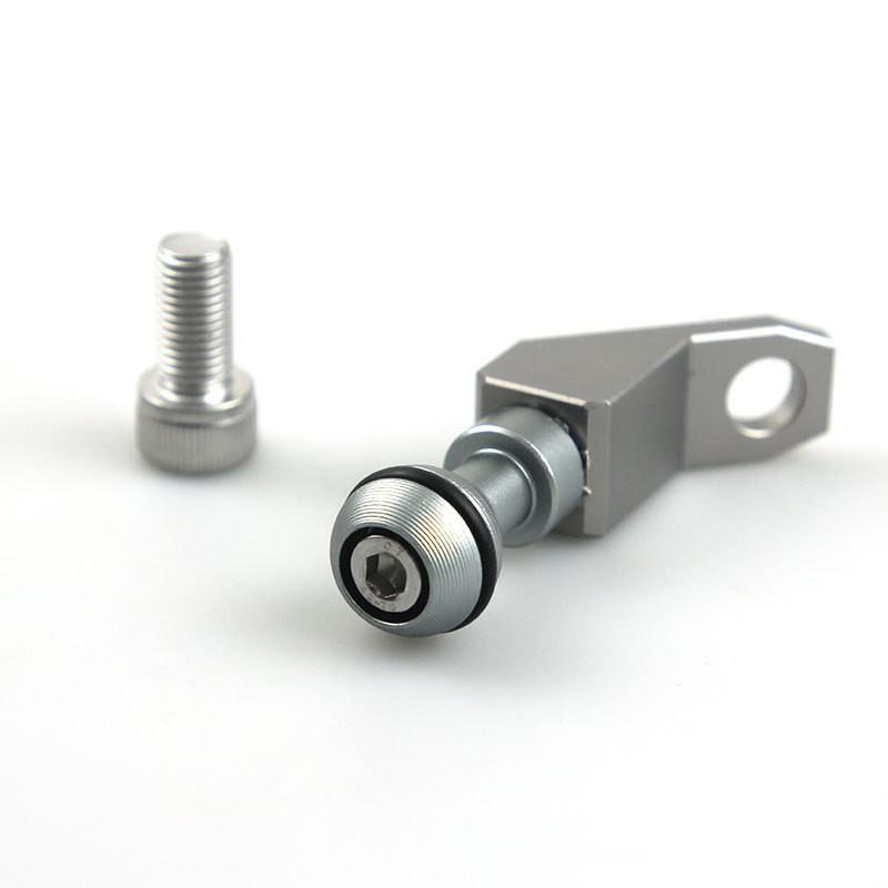 Motorcycle Mirror Y Mount Adapter 10mm Hole Spacing Angled Ball End