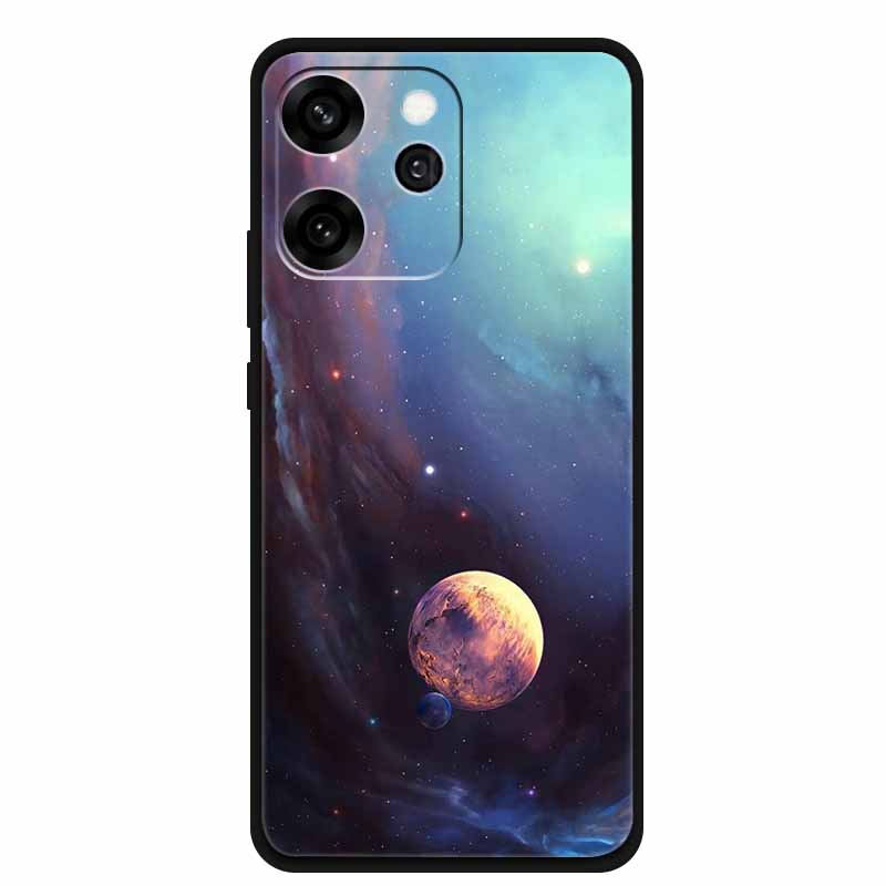 For Oppo Reno15 Phone Case TPU Soft Silicone Tech Style Case for Oppo Reno 15 Flower Heart-shaped Protector Cover PLW110 Coque